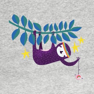 Cool Sloth with a Yo Yo T-Shirt